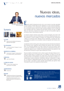 Nuevas ideas, nuevos mercados
