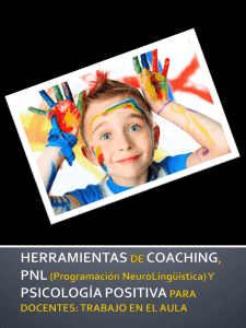 HERRAMIENTAS DE COACHING, PNL (Programación
