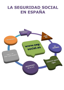 1.3 EL SISTEMA DE LA SEGURIDAD SOCIAL