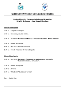 XVII ENCUENTRO DE NUEVOS DIRIGENTES