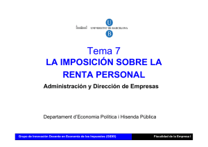 Grupo de Innovación Docente en Economía de los Impuestos