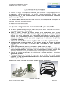 Almacenamiento Seguro de Acetileno: Guía CISTEMA