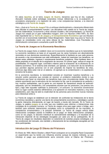 Teoría de Juegos