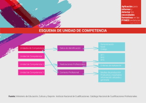 esquema de unidad de competencia