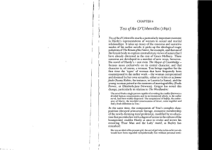 Tess ofthe D)Urbervilles (1891)