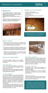 Educación al paciente Blefaritis
