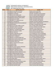 listado pbt pag web - Universidad Central de Venezuela