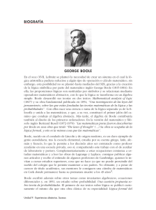 biografía george boole - Colegio Marista de Málaga