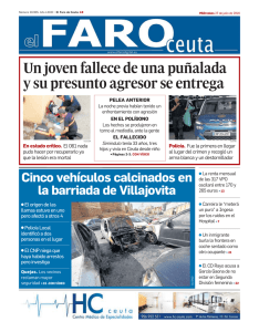 Un joven fallece de una puñalada y su presunto agresor se entrega