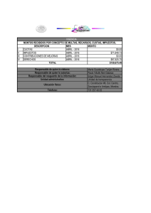 VIGENCIA MES MONTO I CUOTAS ABRIL