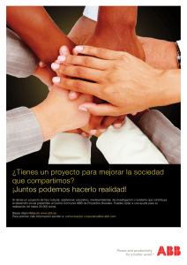 ¿Tienes un proyecto para mejorar la sociedad que compartimos