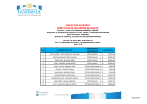 RRHH Listado de Asesores Junio 2016