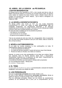 apuntes sobre baroja y su obra