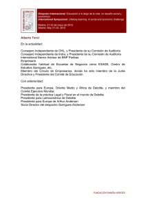 Alberto Terol En la actualidad: Consejero Independiente de OHL, y