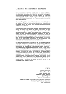 La cuestión del desarrollo en los años 60 - ei