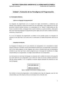 Fundamentos de Programación: Paradigmas y Lenguajes