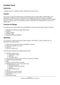 Parálisis Facial