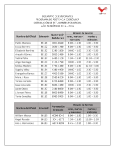 decanato de estudiantes programa de asistencia económica