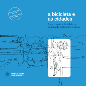 a bicicleta e as cidades