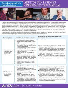 adultos con lesiones cerebrales traumaticas