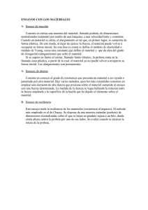 ENSAYOS CON LOS MATERIALES