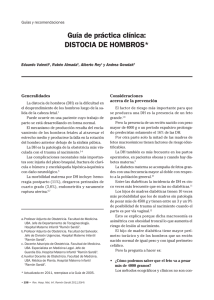 Distocia de hombros: Guía de práctica clínica y recomendaciones