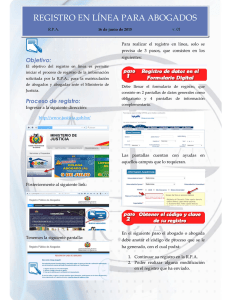 registro en línea para abogados