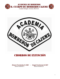 ACADEMIA DEL DEPARTAMENTO DE BOMBEROS DE CAJEME
