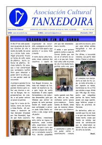 Boletin Diciembre - Asociación Cultural Tanxedoira