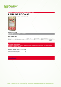 LANA DE ROCA 001 - Grupo Garoma Prolisur