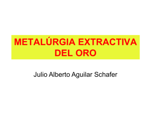 METALÚRGIA EXTRACTIVA DEL ORO