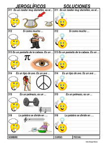 Jeroglíficos: Hoja de ejercicios para estudiantes