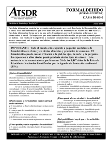 FORMALDEHIDO