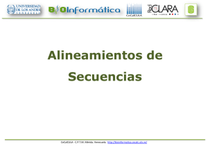 Alineamientos de Secuencias