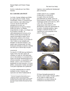 el caso de los inuit - Center for International Environmental Law