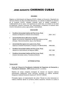 jose augusto chirinos cubas