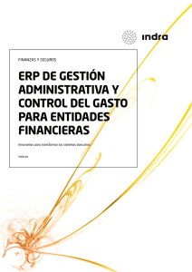 ERP dE GEstión AdministRAtivA y ContRol dEl GAsto PARA