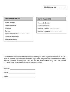 Con mi firma confirmo que la información entregada para