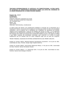 tratados internacionales. el articulo 133 constitucional, ultima parte
