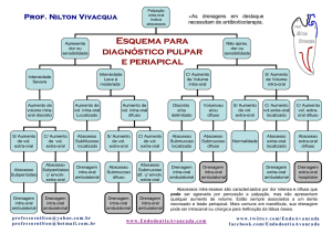 Esquema para diagnóstico pulpar e periapical