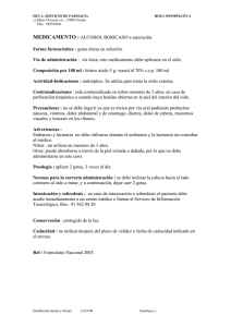 Alcohol Boricado: Hoja Informativa y Uso