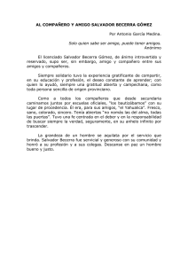 Semblanza Salvador Bercerra Gˆmez, Antonio Garcˆa Medina