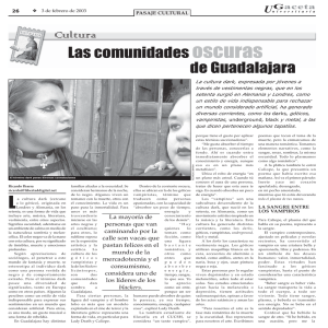 pagina 26. - La gaceta de la Universidad de Guadalajara