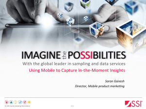 Using Mobile to Capture In