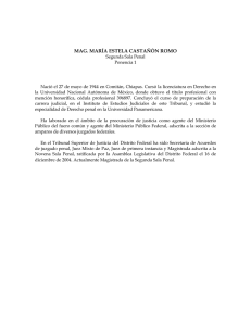 mag. maría estela castañón romo - Poder Judicial del Distrito Federal