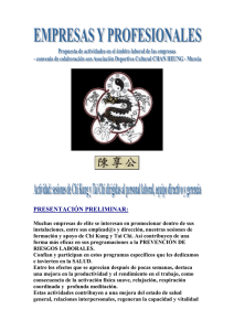 PRESENTACIÓN PRELIMINAR:
