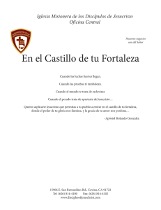En el Castillo de tu Fortaleza - Missionary Church of the Disciples of