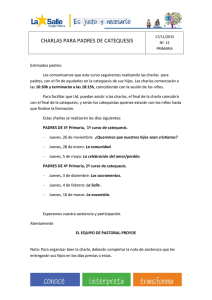 charlas para padres de catequesis