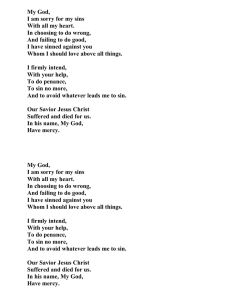 Act of Contrition