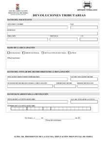 devoluciones tributarias - Portal del Contribuyente Diputación